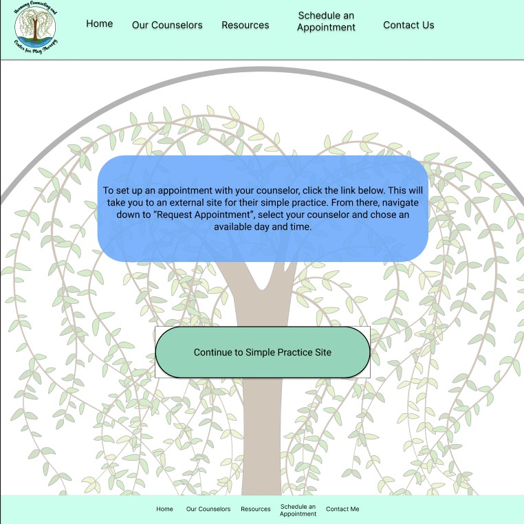 Image of Appointment Page